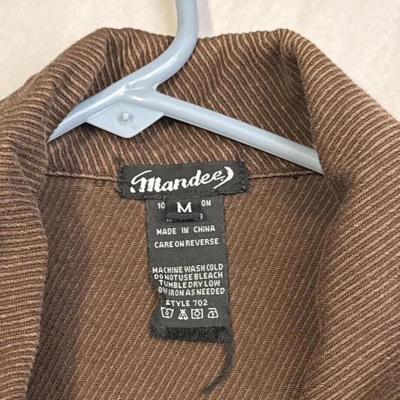 Vintage 90s/Y2K Mandee Cropped Corduroy Blazer jacket size M - Picture 5 of 6